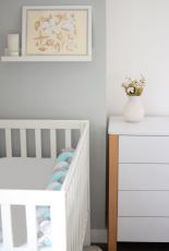 Бампер-коса Baby Veres White Mint Grey 120*15